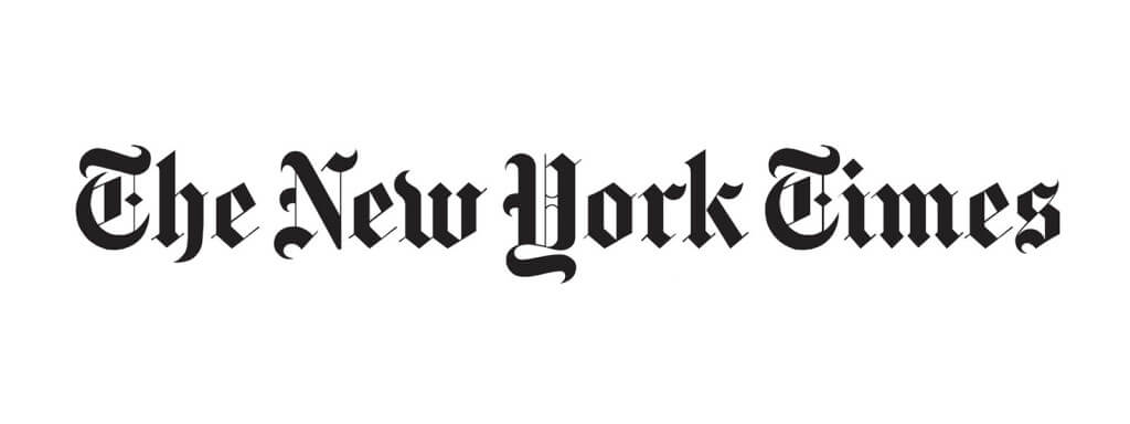 New York Times masthead.