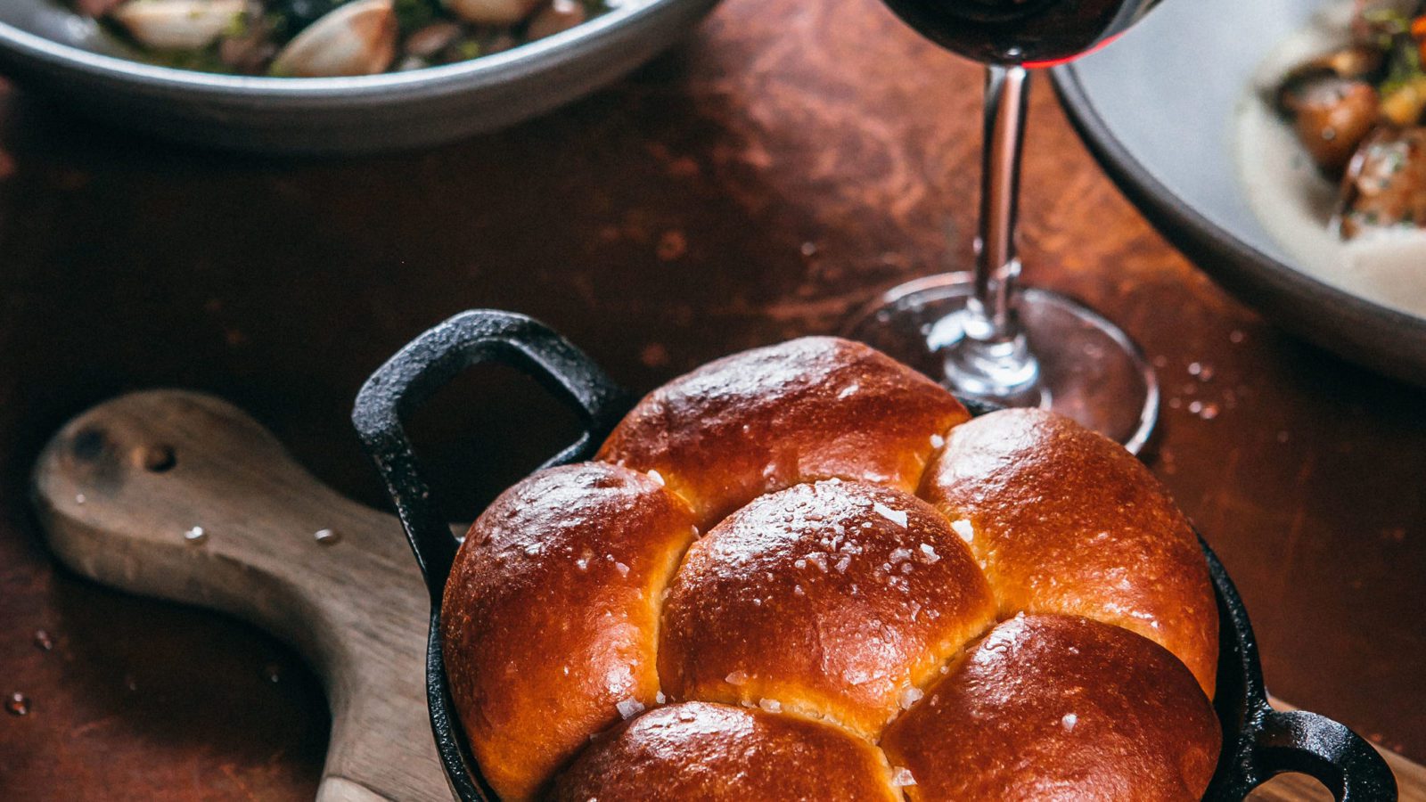 Parker House rolls.